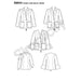Simplicity Pattern 8844-misses miss petite unlined blazer pattern from Jaycotts Sewing Supplies