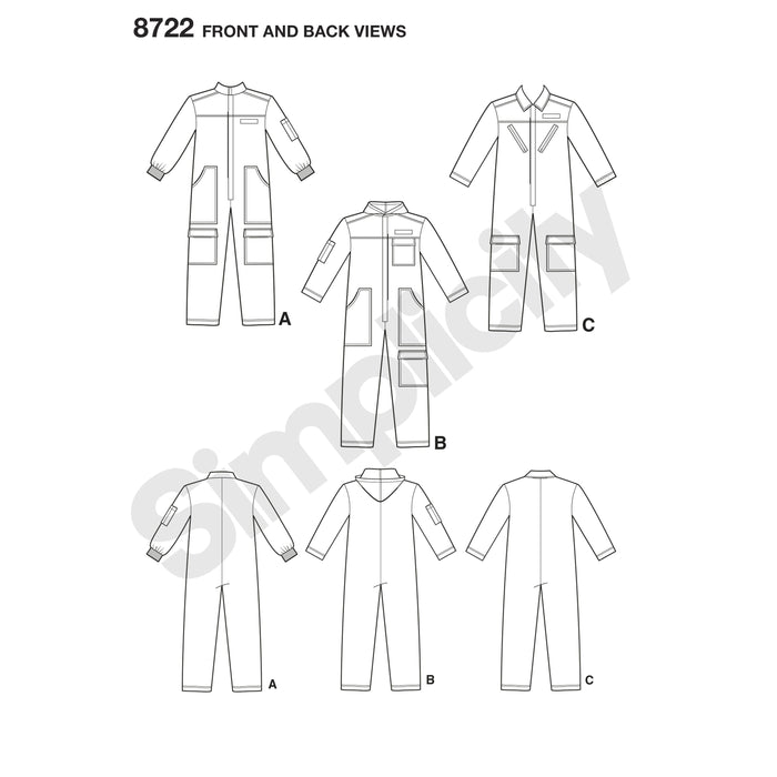 Simplicity Pattern 8722 Women's, Men's and Teens' Costume from Jaycotts Sewing Supplies