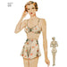Simplicity Pattern 8510  miss vintage brassiere panties from Jaycotts Sewing Supplies