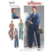 Simplicity Pattern 8447 vintage trousers overalls and blouses from Jaycotts Sewing Supplies