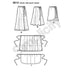 Simplicity Pattern 8612 Easy to sew wrap skirts from Jaycotts Sewing Supplies