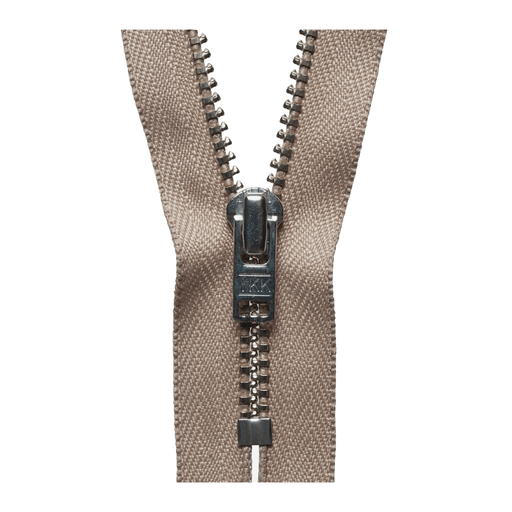 YKK Silver Tooth Trouser Zip | Beige from Jaycotts Sewing Supplies