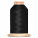 Black Gutermann Overlock Thread, TERA 180, 2000m from Jaycotts Sewing Supplies
