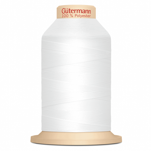 White Gutermann Overlock Thread, TERA 180, 2000m from Jaycotts Sewing Supplies