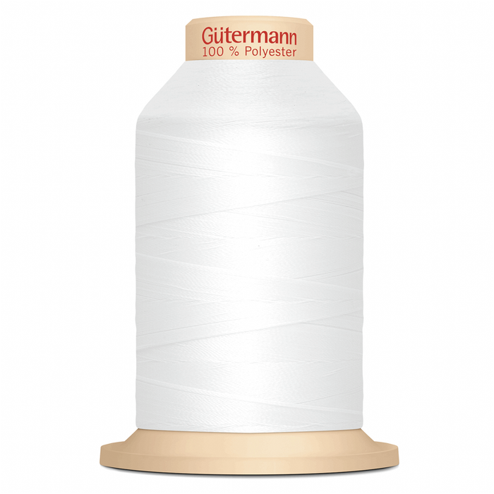 White Gutermann Overlock Thread, TERA 180, 2000m from Jaycotts Sewing Supplies