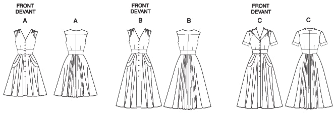 Vogue Pattern 8577 Misses' Dress | Very Easy from Jaycotts Sewing Supplies
