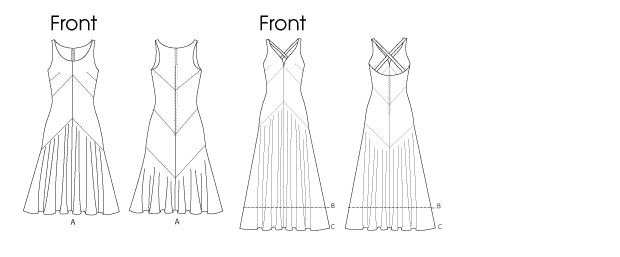 Vogue Pattern 8814 Misses' Dress | Easy from Jaycotts Sewing Supplies