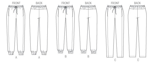 Vogue Pattern 8909 Misses' Pants | Very Easy from Jaycotts Sewing Supplies