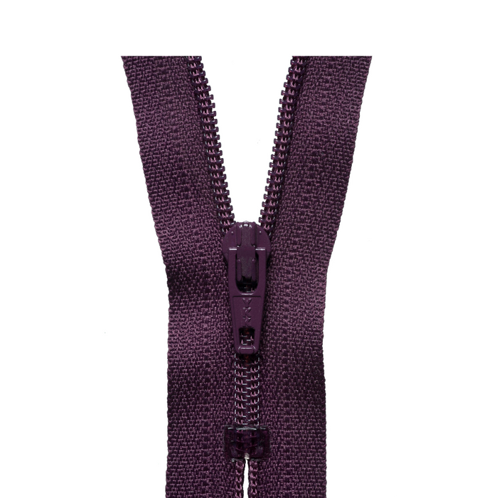 YKK Regular Zip - Damson from Jaycotts Sewing Supplies